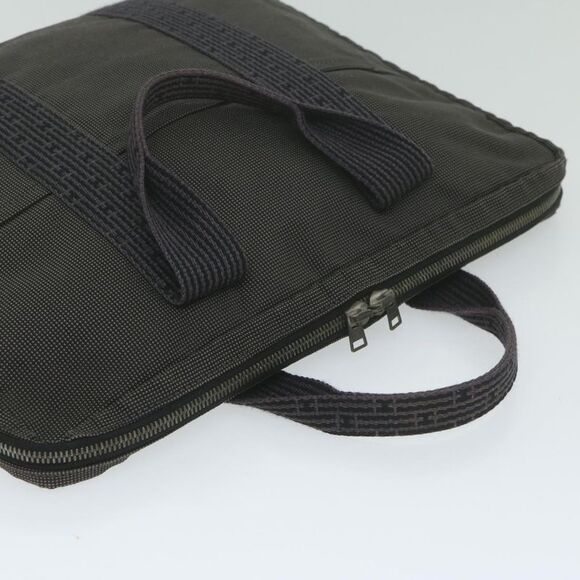Hermès Herline Grey Canvas Briefcase Bag (Pre-Owned) - Picture 4 of 16